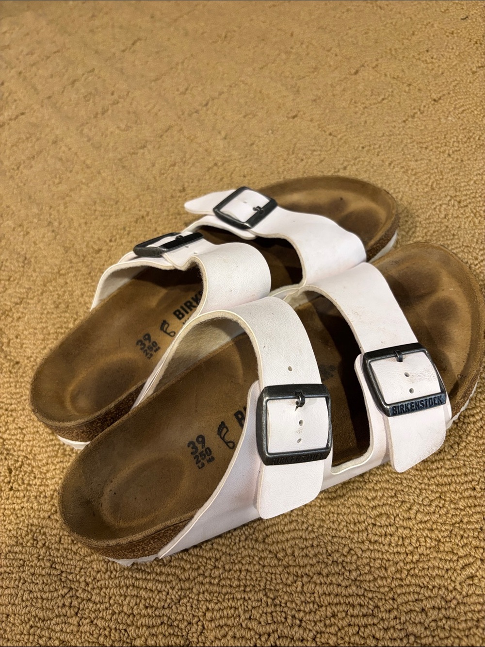 Birkenstocks White Size 39